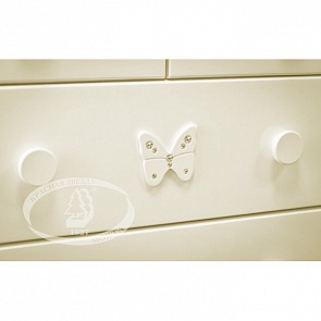 Накладка №3 Бабочки для отделки слоновая кость (Красная звезда, КЗ-№3_Э01  сл.кость)